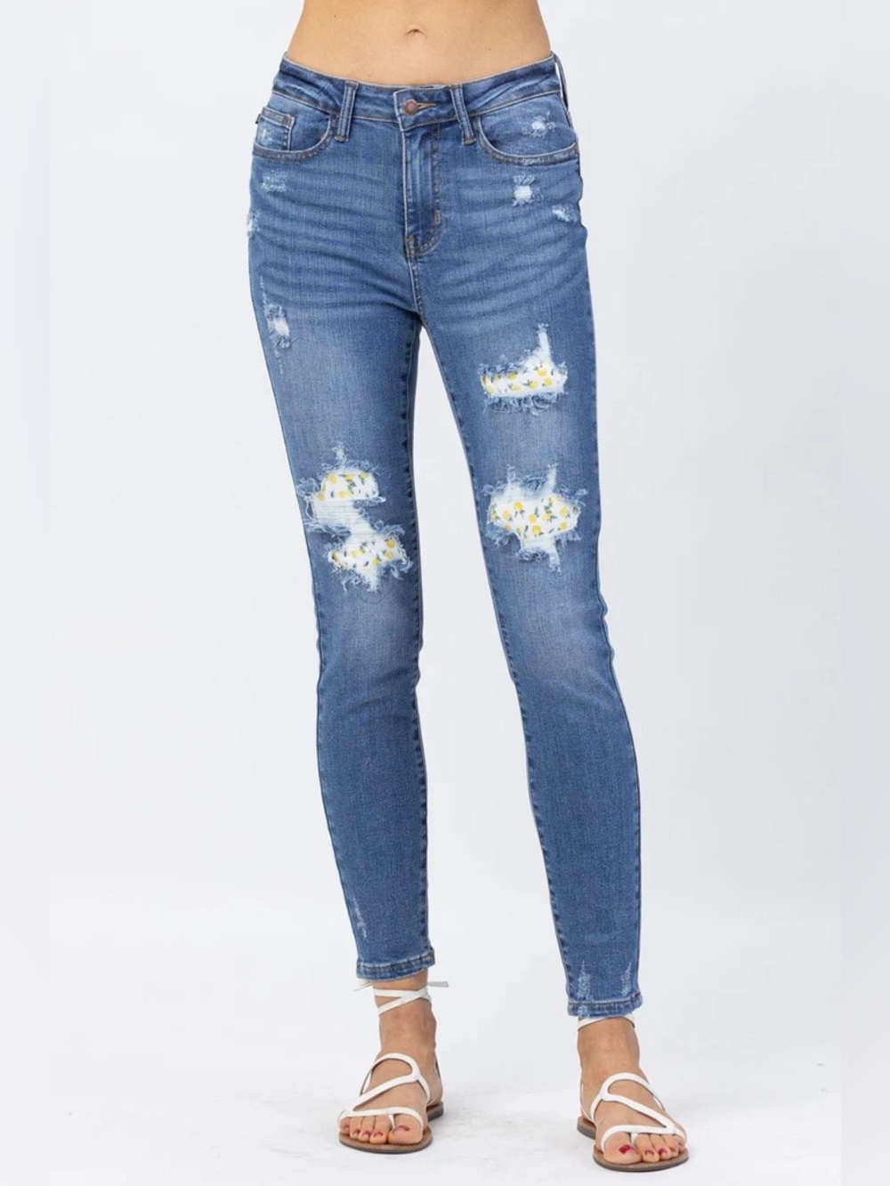 Judy Blue Makin’ Lemonade Full Size Skinny Jeans